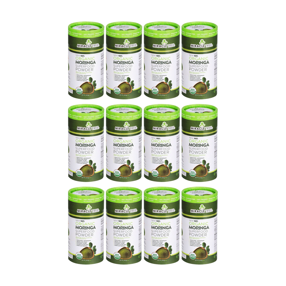 Organic Moringa Powder - 8oz Canister