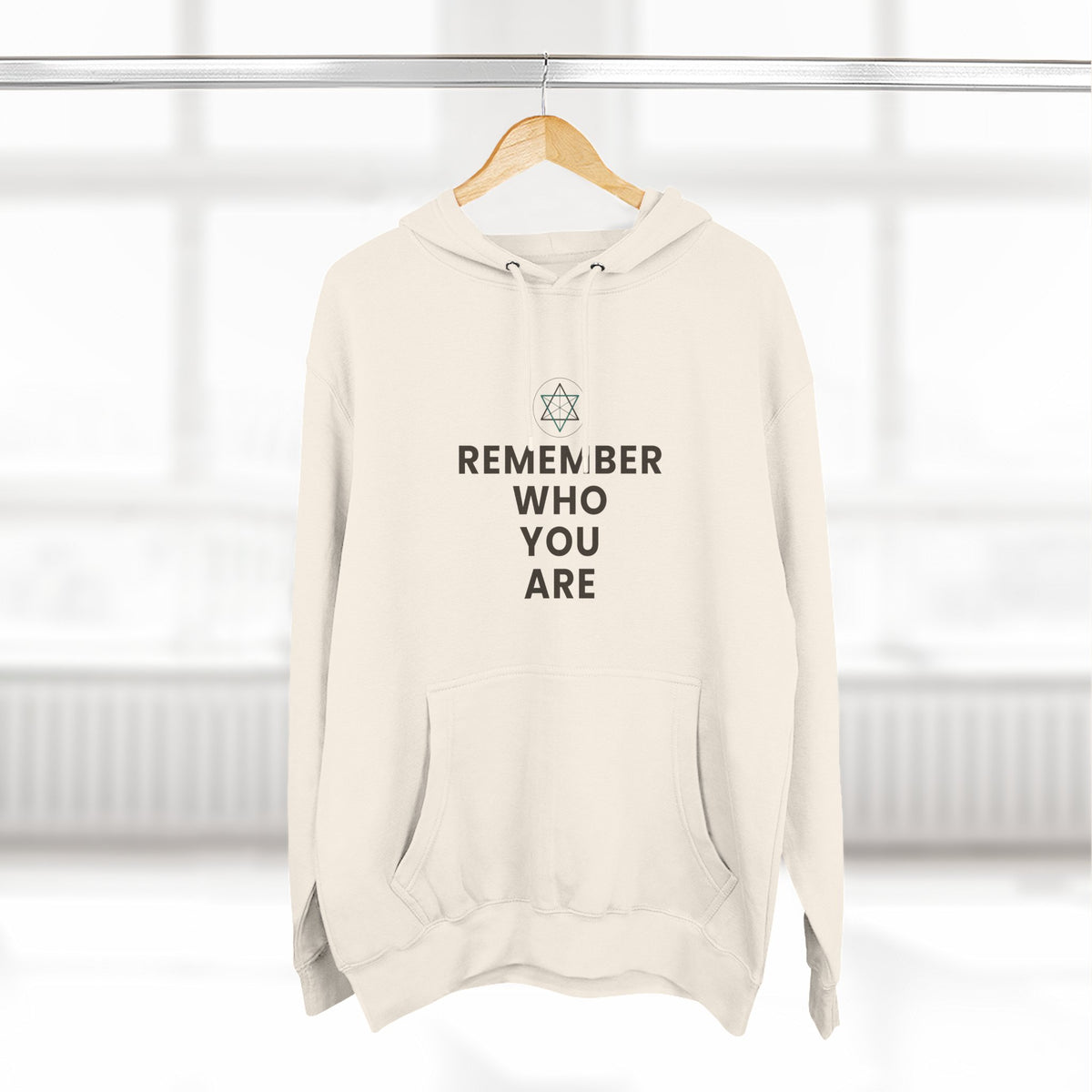 Remember Who You Are Inspirational Fleece Hoodie