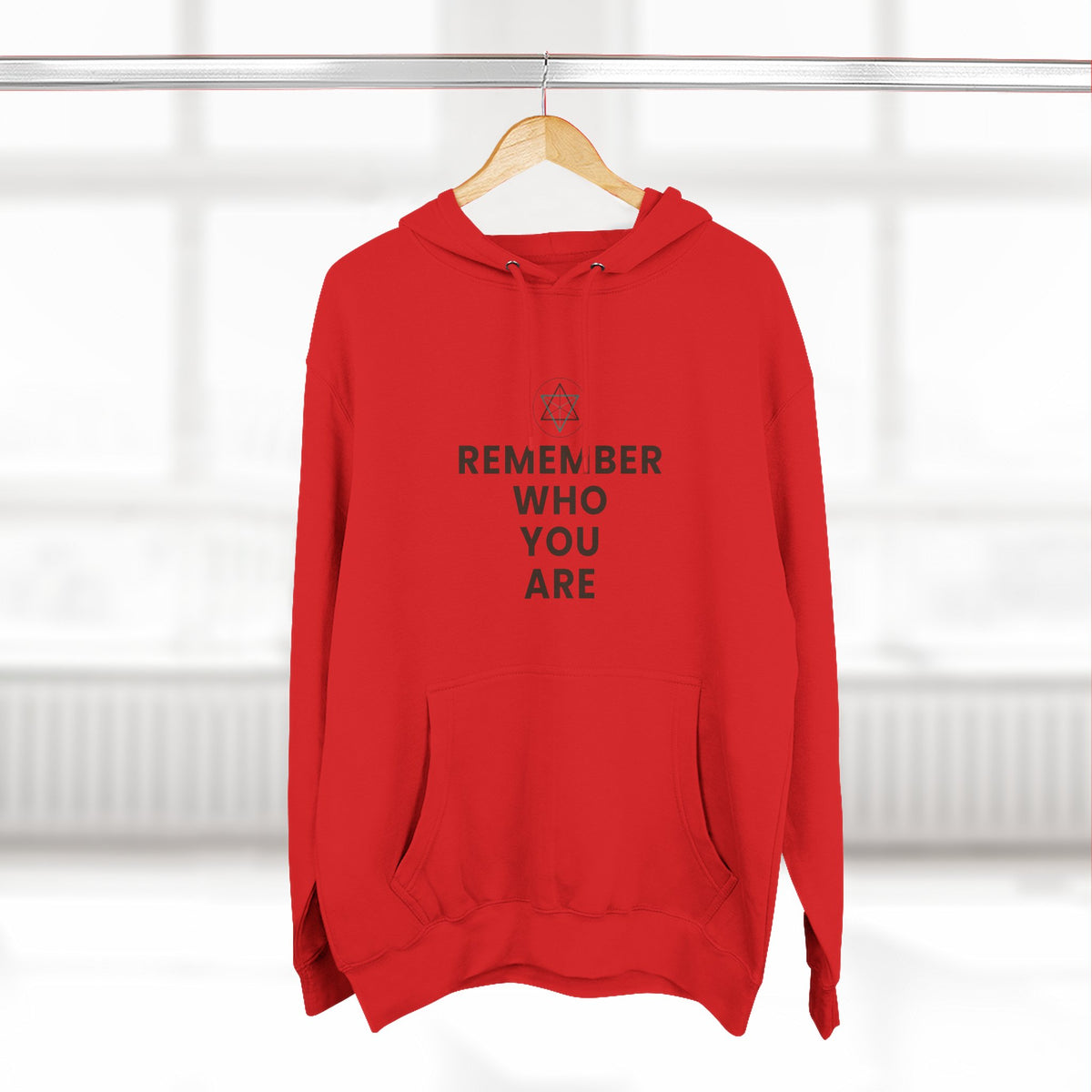 Remember Who You Are Inspirational Fleece Hoodie