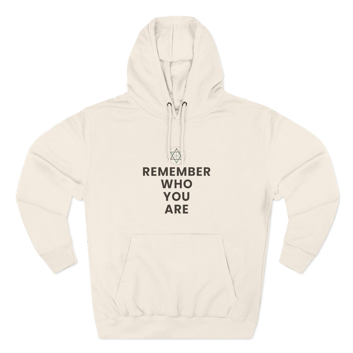 Remember Who You Are Inspirational Fleece Hoodie