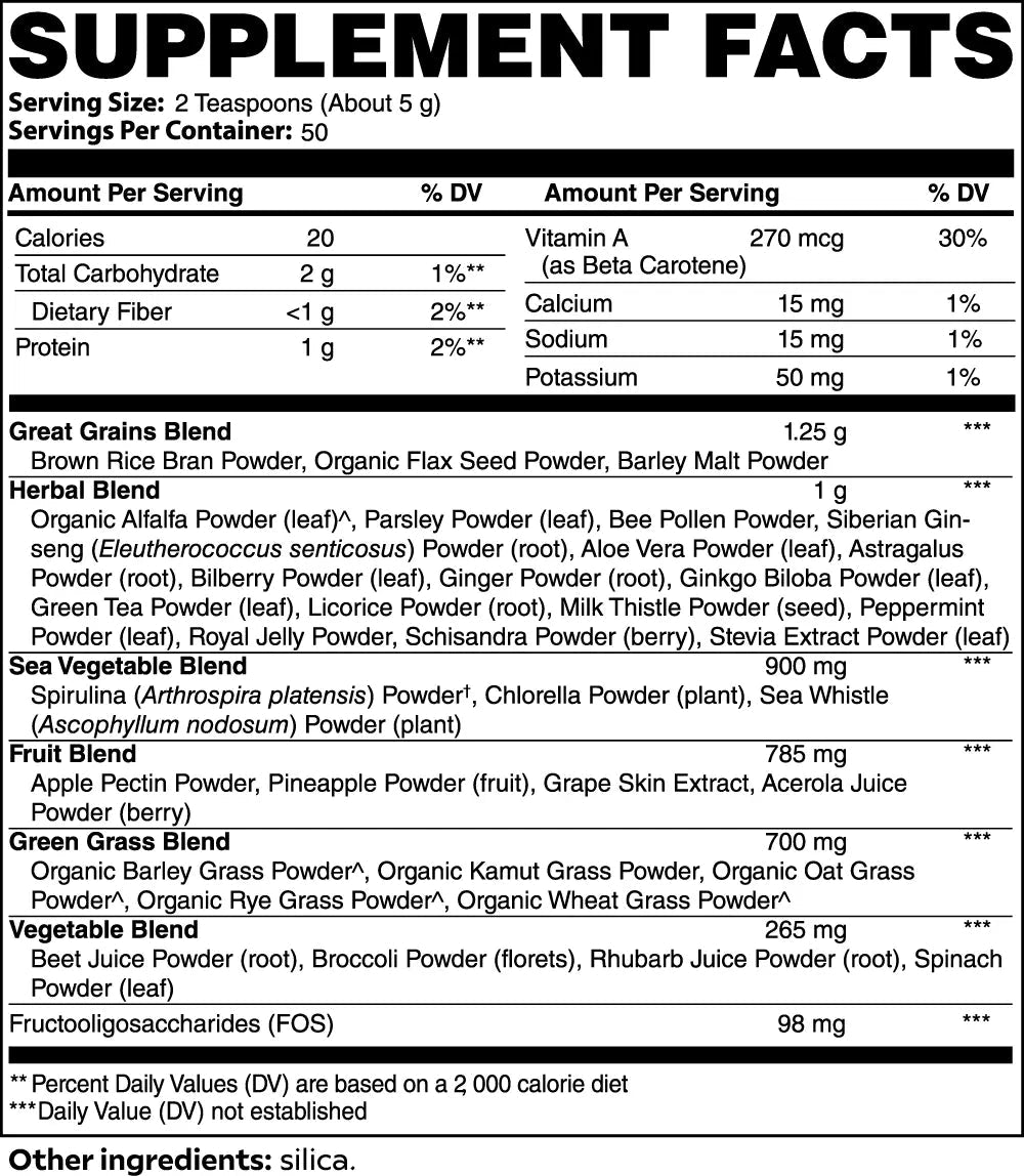 Organic Smoothie Greens Powder