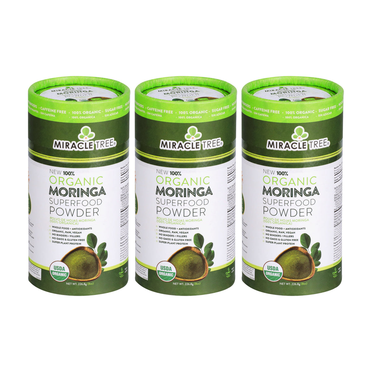 Organic Moringa Powder - 8oz Canister