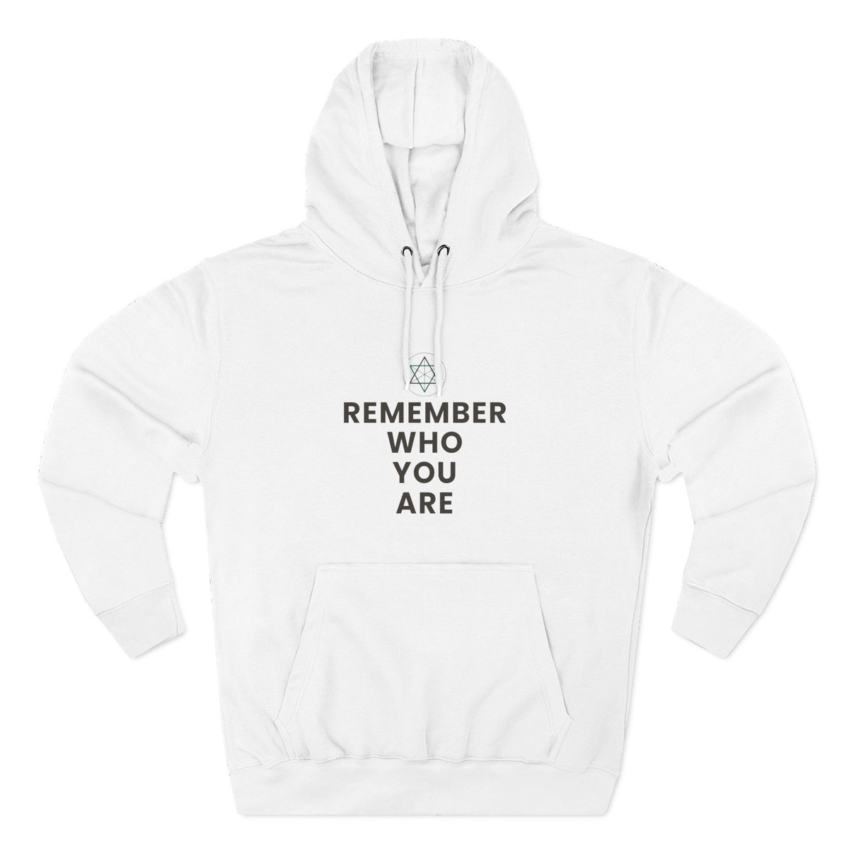 Remember Who You Are Inspirational Fleece Hoodie