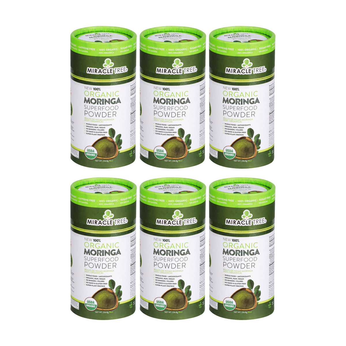 Organic Moringa Powder - 8oz Canister