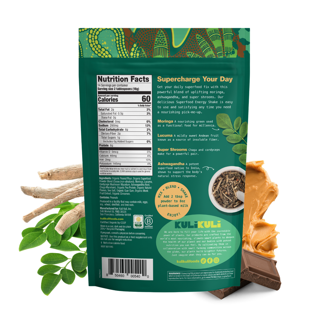 Energy Shake with Plant Protein (Chocolate Peanut Butter)