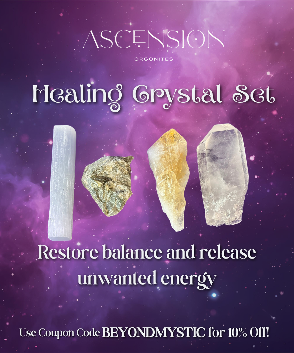 Healing & Clearing Crystal Grid Set - For Beginners or Experts - Crystal, Energy Healing