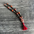 Root Chakra Meditation Mala | Red Jasper & Hematite