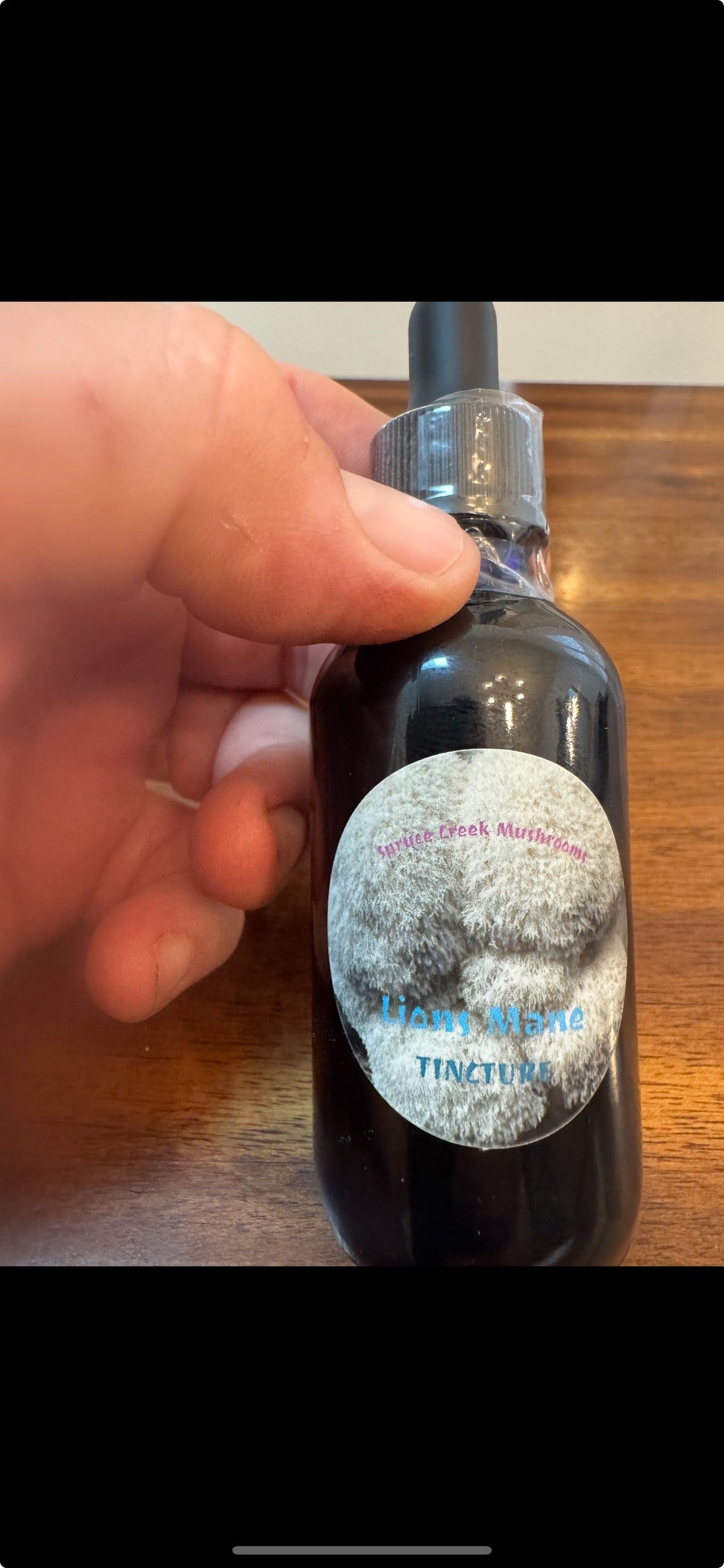 Lion's Mane Mushroom Tincture, Dual Extraction, Organic