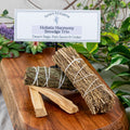 Holistic Harmony Smudging Trio: Desert Sage, Palo Santo & Cedar