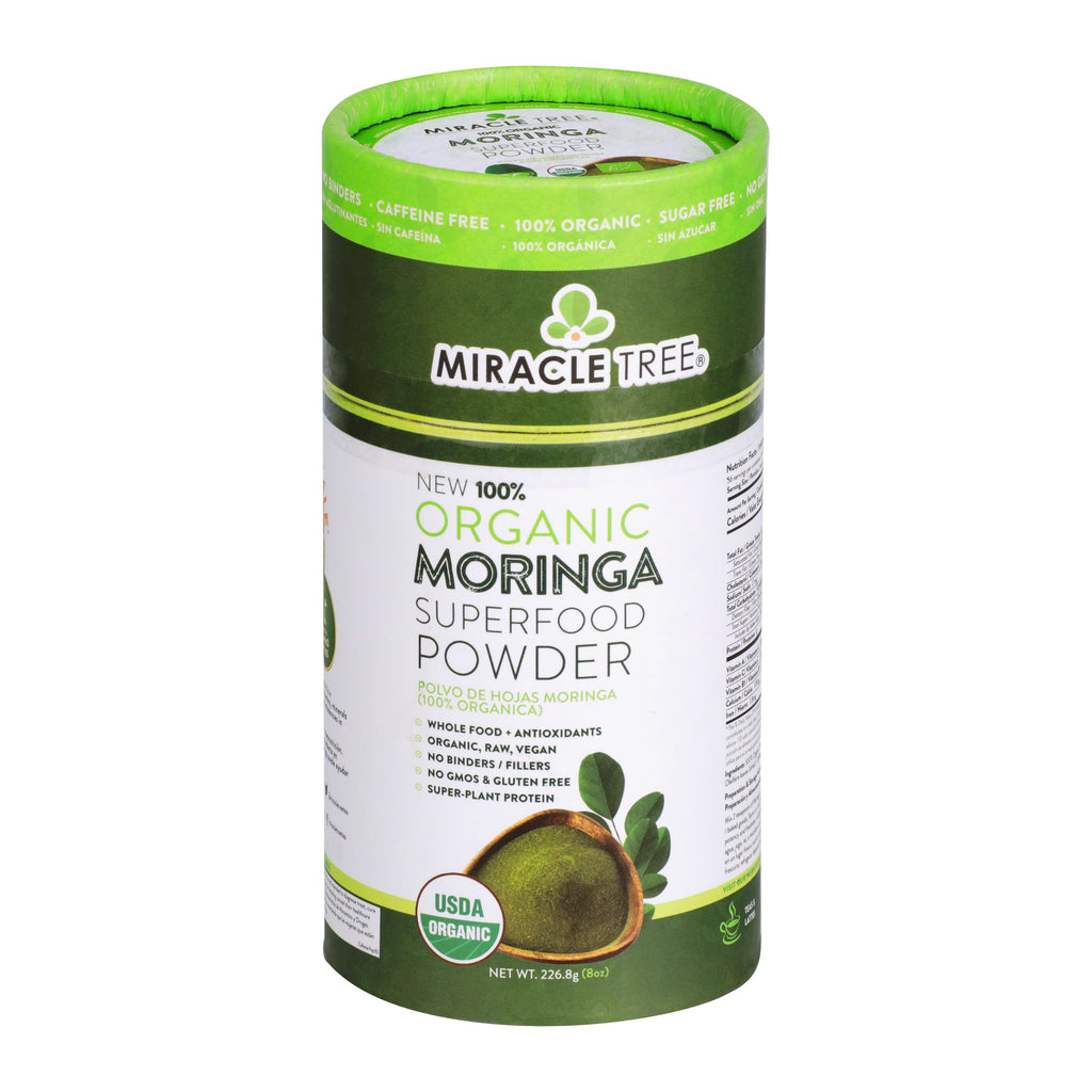 Organic Moringa Powder - 8oz Canister